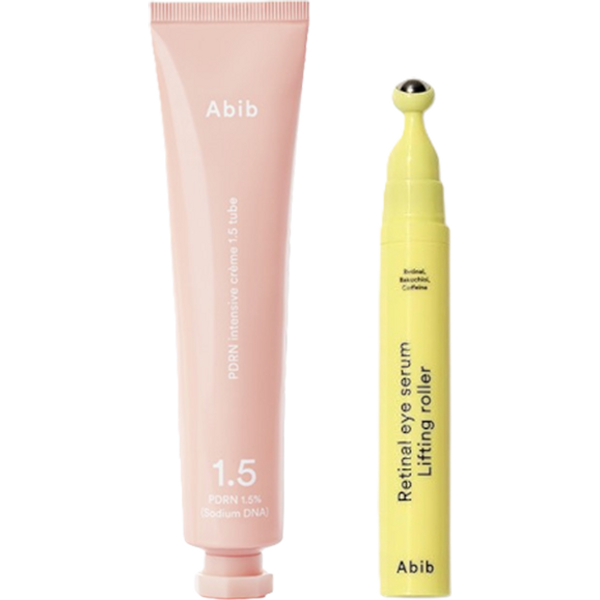 Abib - PDRN Intensive Creme 1.5 Tube (1ea) X Retinal Eye Serum Lifting Roller (1ea) Set