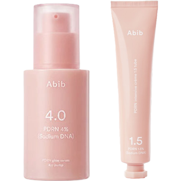 Abib - PDRN Glow Serum 4.0 Pump (1ea) X PDRN Intensive Creme 1.5 Tube (1ea) Set