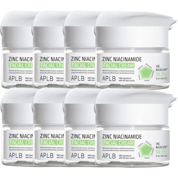 APLB - Zinc Niacinamide Facial Cream - 55ml (8ea) Set