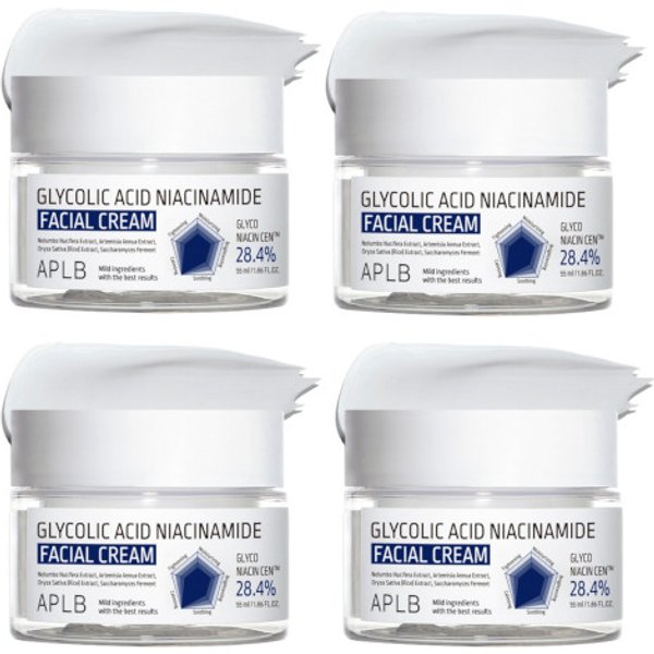 APLB - Glycolic Acid Niacinamide Facial Cream - 55ml (4ea) Set