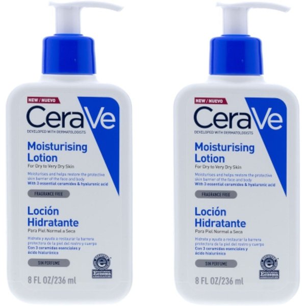 CeraVe - Moisturising Lotion For Dry To Very Dry Skin - 236ml (2ea) Set