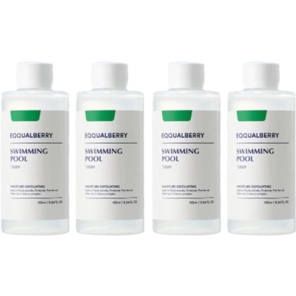 EQQUALBERRY - Swimming Pool Daily Facial Toner - 155ml (4ea) Set