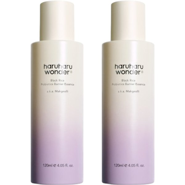 haruharu wonder - Black Rice Probiotics Barrier Essence (Milky Essence) - 120ml (2ea) Set