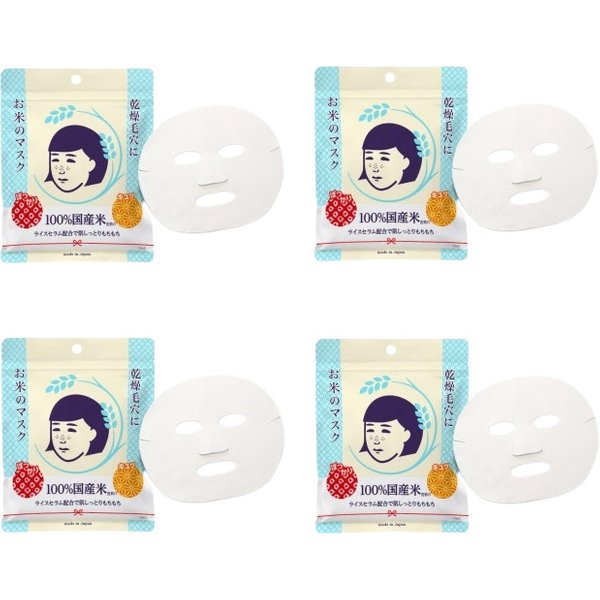 Ishizawa-Lab - Nadeshiko - Keana Pore Care Rice Mask - 10pc (4ea) Set