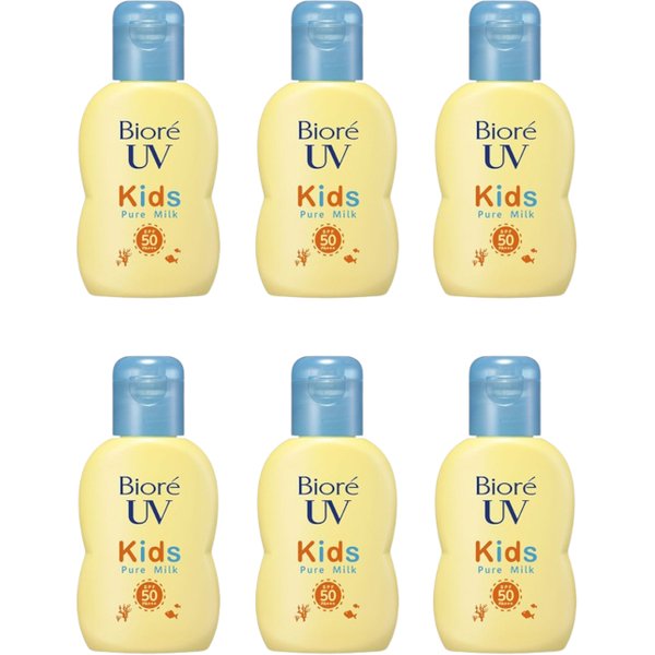 Kao - Biore UV Kids Pure Milk Sunscreen SPF50 PA+++ - 70ml (6ea) Set