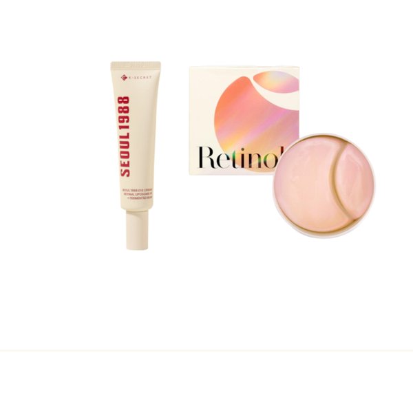 KSECRET - SEOUL 1988 Eye Cream : Retinal Liposome 4% + Fermented Bean - 30ml (1ea) + Advanced Regenerating Eye Gel Patches -...