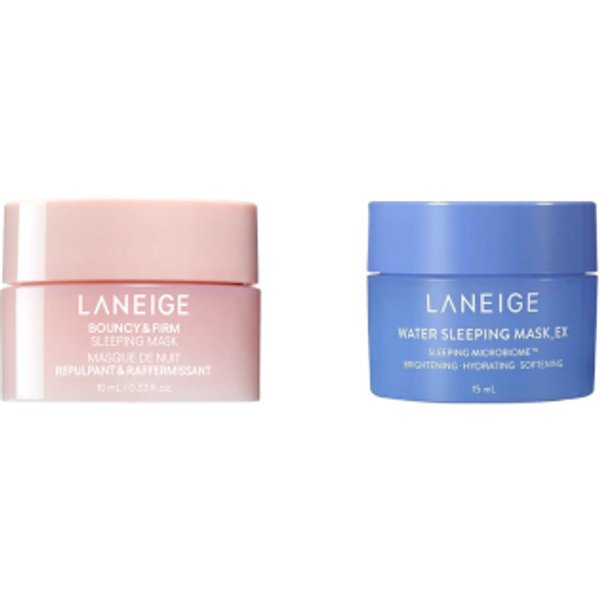 LANEIGE LANEIGE - Bouncy & Firm Sleeping Mask - 10ml (1ea) X Water Sleeping Mask EX - 15ml (1ea)