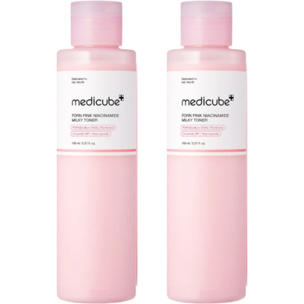 medicube - PDRN Pink Niacinamide Milky Toner - 150ml (2ea) Set