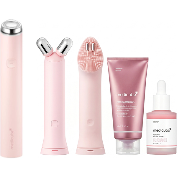 medicube - Booster Pro Mini Plus All In One Home Facial Care Set - Pink