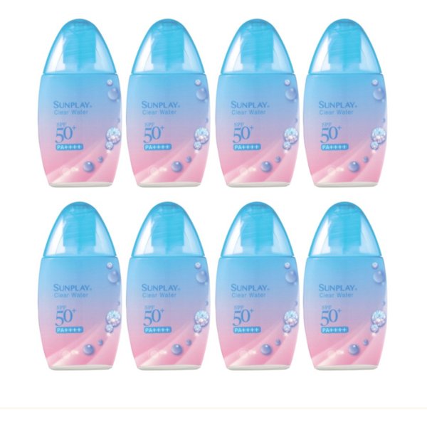 Rohto Mentholatum Sunplay Sunblock - Clear Water SPF 50+ PA++++ - 30g (8ea) Set