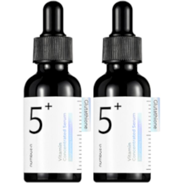 numbuzin - No.5+ Glutathione Vitamin Concentrated Serum - 30ml (2ea) Set