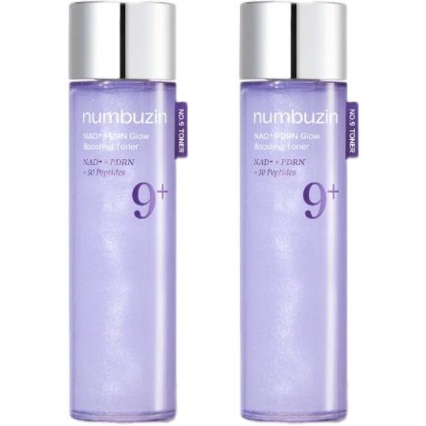 numbuzin - No.9+ NAD+ PDRN Glow Boosting Toner - 150ml (2ea) Set