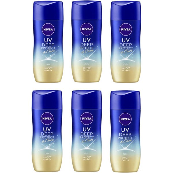 NIVEA Japan - UV Deep Protect & Care Gel SPF50+ PA++++ - 80g (6ea) Set