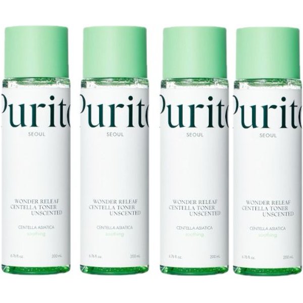 Purito SEOUL - Wonder Releaf Centella Toner Unscented - 200ml (4ea) Set