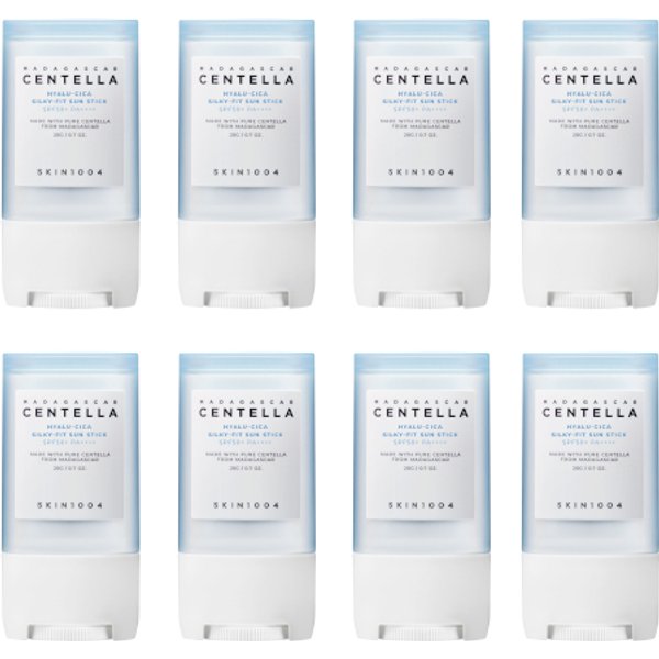 SKIN1004 Madagascar Centella Hyalu-Cica Silky-Fit Sun Stick SPF50+ PA++++ - 20g (8ea) set