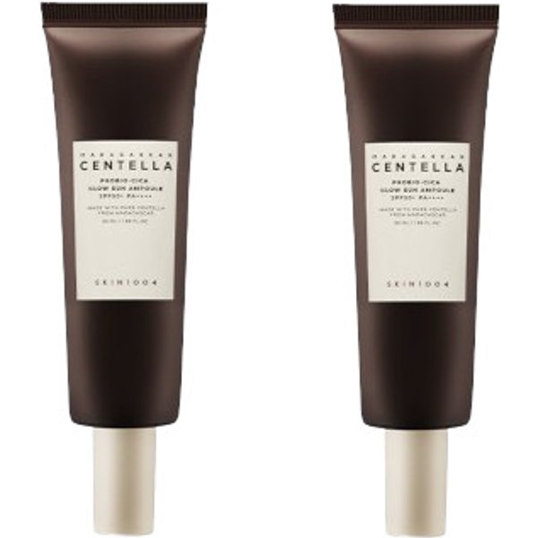 SKIN1004 - Madagascar Centella Probio-Cica Glow Sun Ampoule SPF50+ PA++++ - 50ml (2ea) Set