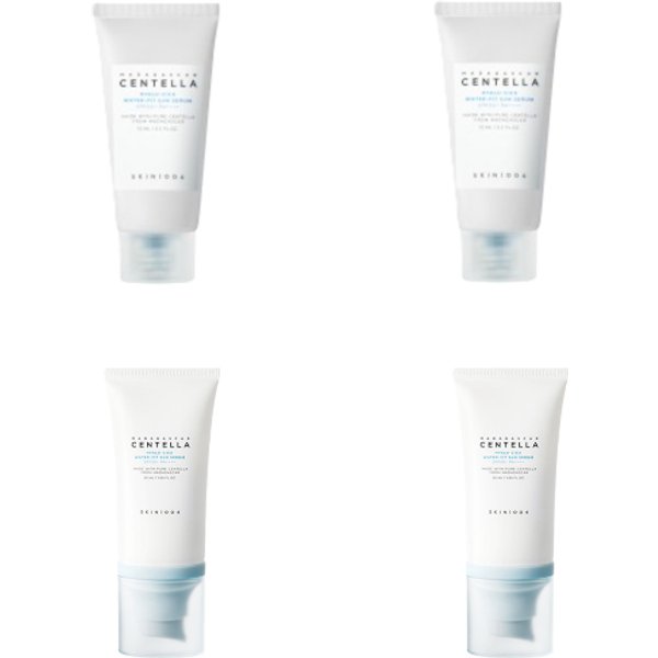 SKIN1004 - Madagascar Centella Hyalu-Cica Water-Fit Sun Serum SPF50 PA++++ - 50ml (2ea) + 15ml (2ea) Set