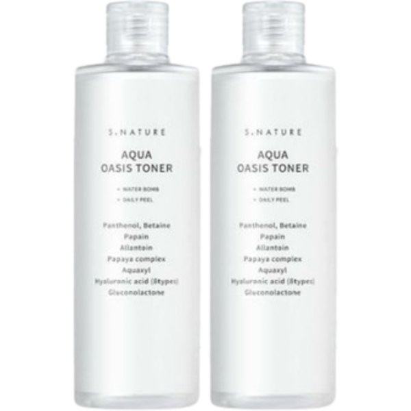 S.NATURE - Aqua Oasis Toner - 300ml (2ea) Set