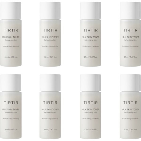 TIRTIR - Milk Skin Toner - 20ml (8ea) Set