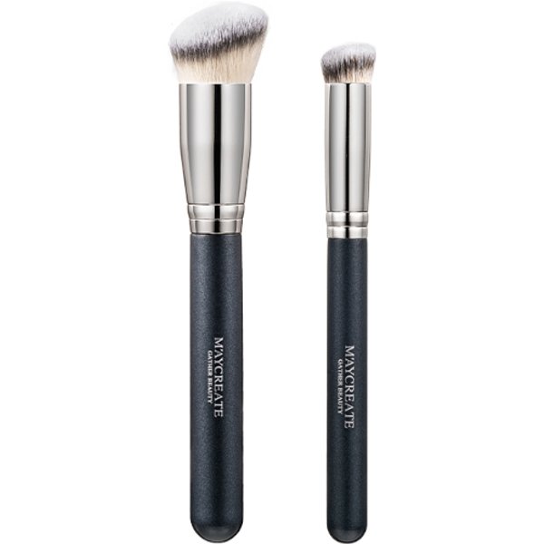 MissLady - Foundation & Concealer Brush Set - 2pcs/1 Set