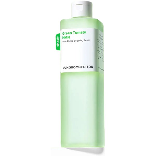 SUNGBOON EDITOR - Green Tomato NMN Pore Hydro Soothing Toner - 350ml