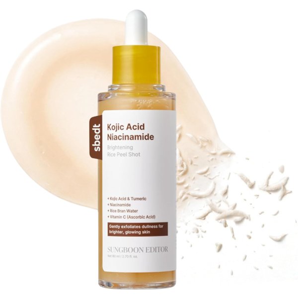 SUNGBOON EDITOR - Kojic Acid Niacinamide Brightening Rice Peel Shot - 80ml