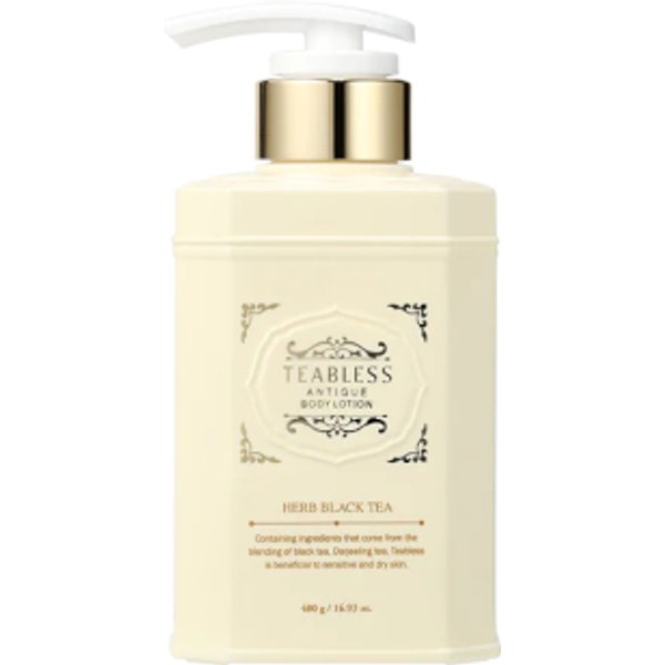 Teabless - Perfume Body Lotion - 480g - Herb Black Tea (Antique Body Lotion)