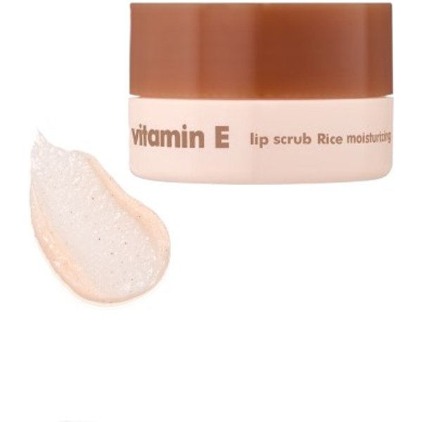 THE FACE SHOP - Vitamin E Lip Scrub - Rice - 14g