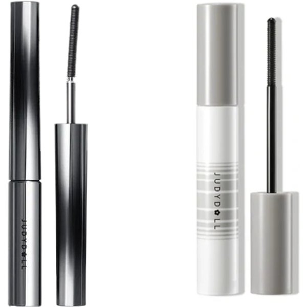 Judydoll - 3D Curling Eyelash Iron Mascara Curly - 2g - 01 Black (1ea) & Mascara Remover - 5ml (1ea) Set