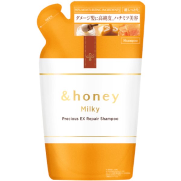 ViCREA - &honey Milky EX Repair Shampoo Refill - 385ml