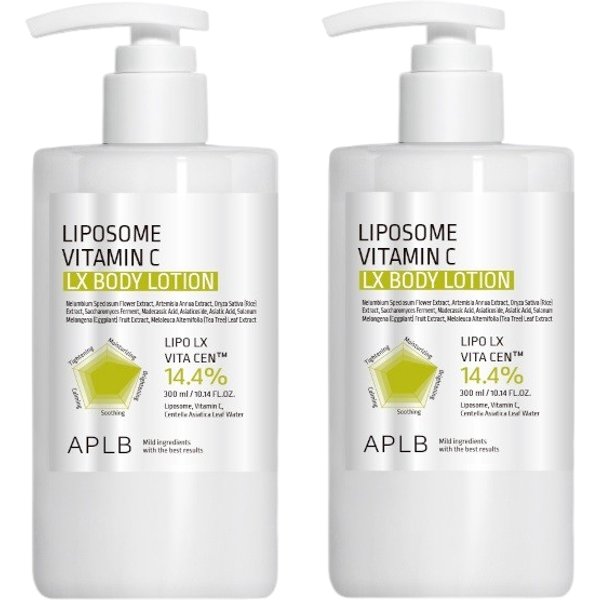 APLB - Liposome Vitamin C LX Body Lotion - 300ml DUO Set