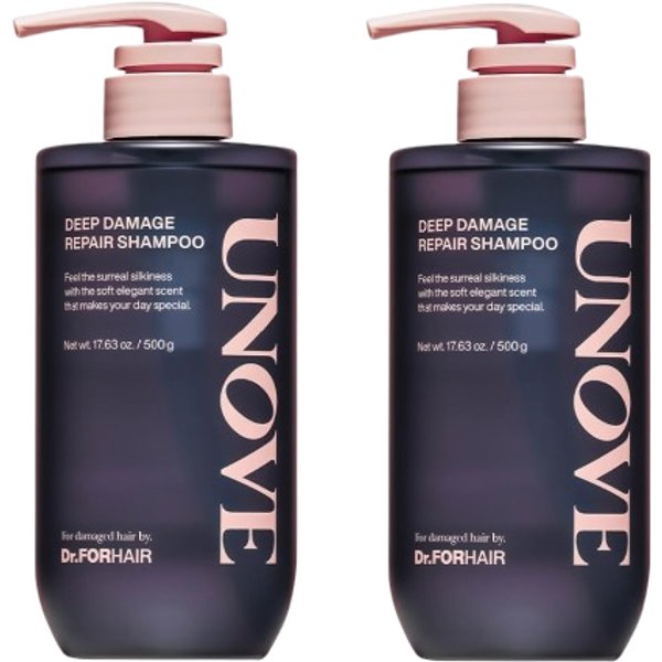Dr. FORHAIR - UNOVE Deep Damage Repair Shampoo - 500g (2ea) Set