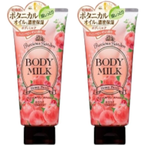 Kose - Precious Garden Body Milk - Honey Peach - 200g (2ea) Set