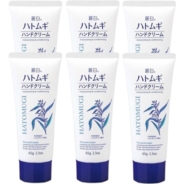 KUMANO COSME - Reihaku Hatomugi Moisturizing & Conditioning The Hand Cream - 65G (6ea) Set