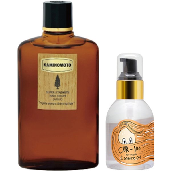 KAMINOMOTO X Elizavecca Hair Care Shampoo & Conitioner & Oil Set