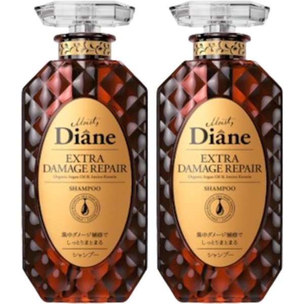 NatureLab - Moist Diane Perfect Beauty Extra Damage Repair Shampoo - 450ml (2ea) Set"