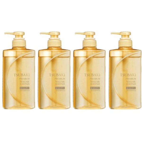 Shiseido - Tsubaki Premium Volume & Repair Shampoo - 450ml (4ea) Set