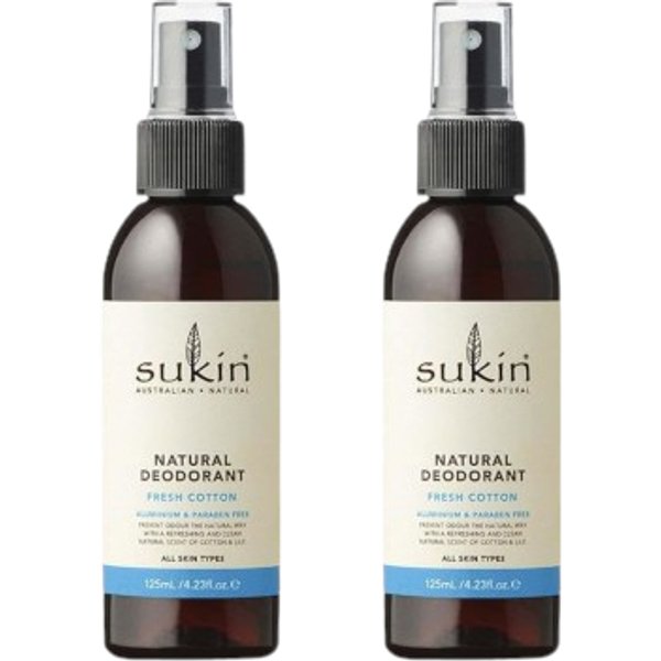 Sukin - Natural Deodorant Fresh Cotton - 125ml (2ea)
