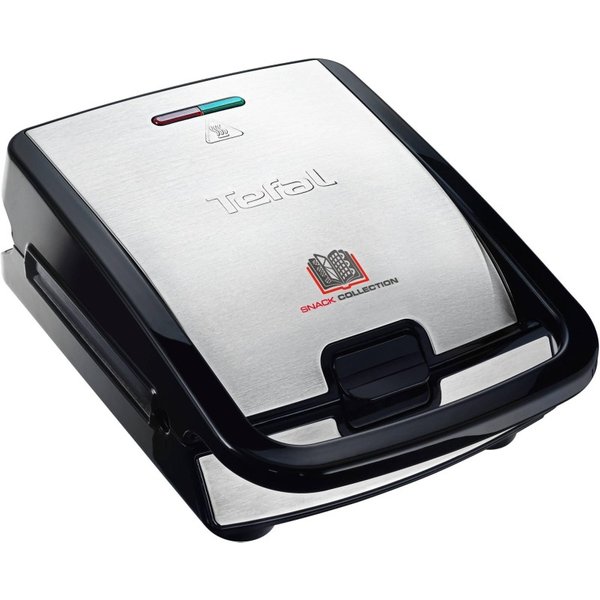 Tefal Snack Collection SW852D sandwich maker 700 W Black, Stainless