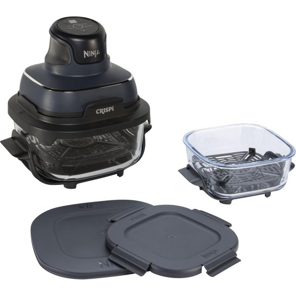 Ninja CRISPi Single 3.8 L 1700 W Heißluftfritteuse Blau, Grau,