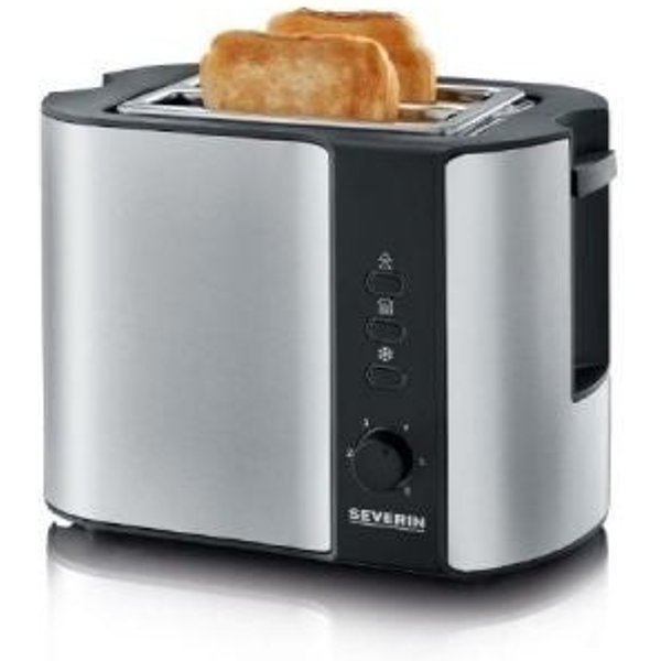 Severin 2589 2 skive(r) 800 W Svart, Rustfritt stål - Severin 2589,