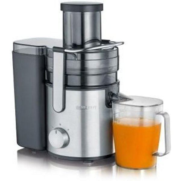 Severin ES 3570 Centrifugal juicer 800 W Black, Stainless steel -