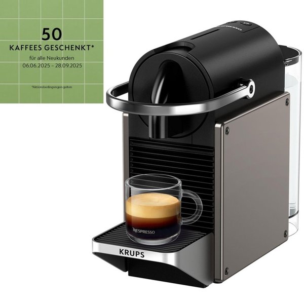 Krups Pixie XN306T10 Kaffeemaschine Halbautomat Kapsel-Kaffeemaschine 0.
