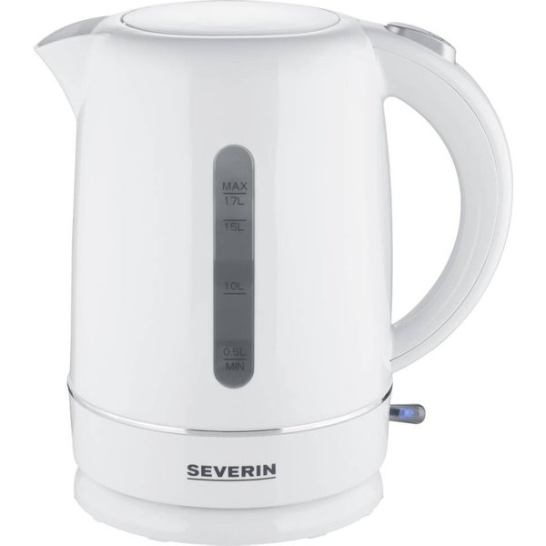 Severin WK 4325 Vattenkokare Överhettningsskydd Vit Kapacitet: 1.7 l