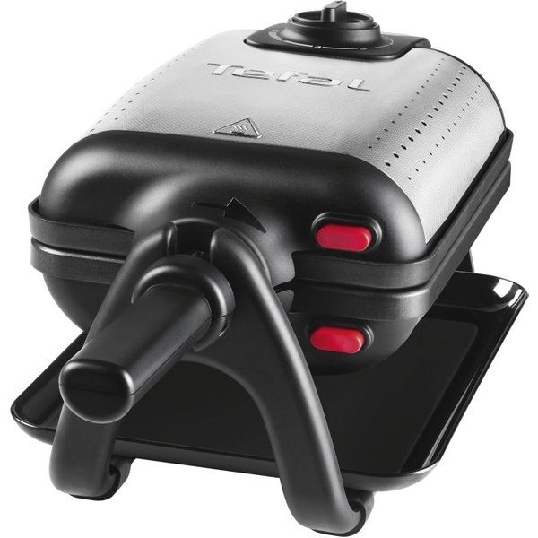Tefal WM756D vaffeljern 2 vaffel(er) 1200 W svart, rustfritt stål -