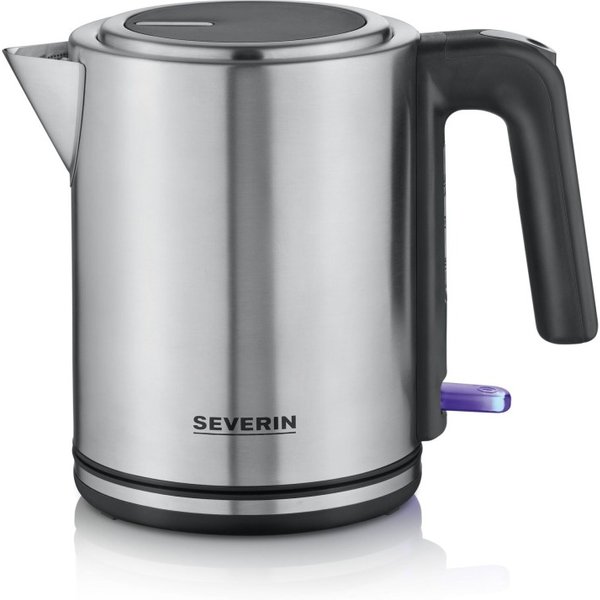 Severin WK 3489 electric kettle 1 L 2400 W Black, Silver - Severin WK