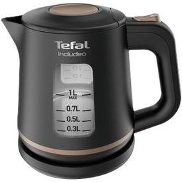 Tefal Includeo KI5338 sähköinen vedenkeitin 1 L 2400 W Musta - Tefal