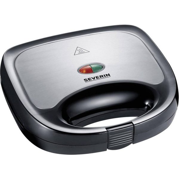 Severin SA 2969 sandwich maker 600 W Black, Stainless steel - Severin