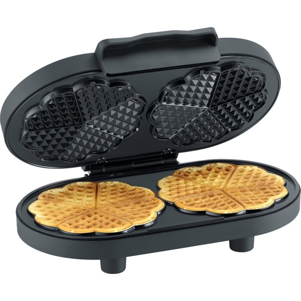 Severin WA 2118 2 Waffel(n) 1200 W Schwarz - Severin WA 2118, 2 Waffel(
