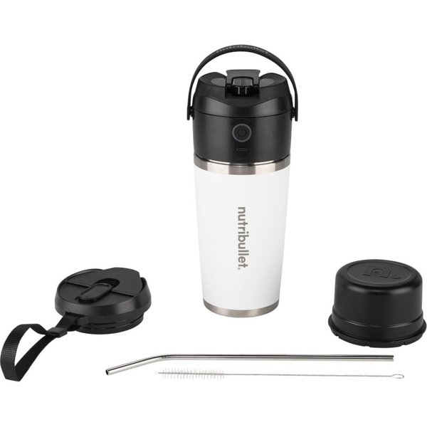 NutriBullet Flip 0.59 L Frullatore portatile Nero, Bianco - NutriBullet